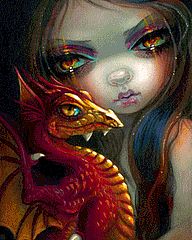 Golden Eyed Dragonling