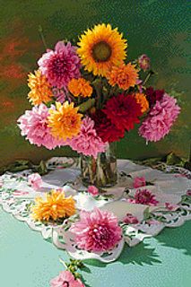 Pink and Yellow Blooms