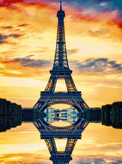 Eiffel Tower at Sunset