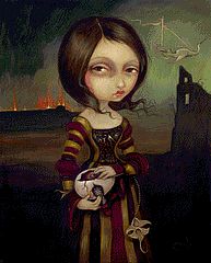 Lady with a Bosch Egg