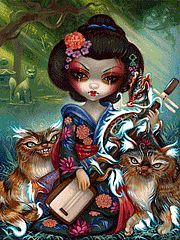Kirin and Bakeneko