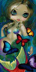 Mermaid with Butterflies