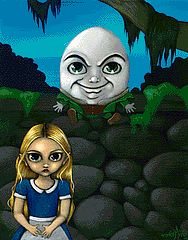 Alice and Humpty Dumpty